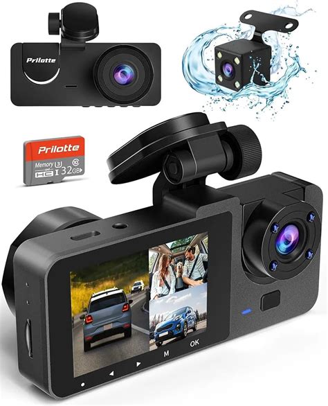 Smart Dash Cam for Car, 1080P Full HD Dash Camera for Car, 3 Channel ...