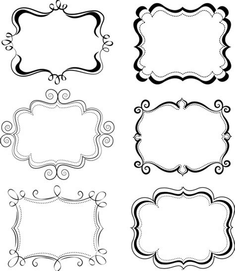 Swirl frame vector free vectors free download graphic art designs