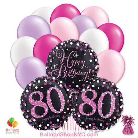 80th Birthday Balloons