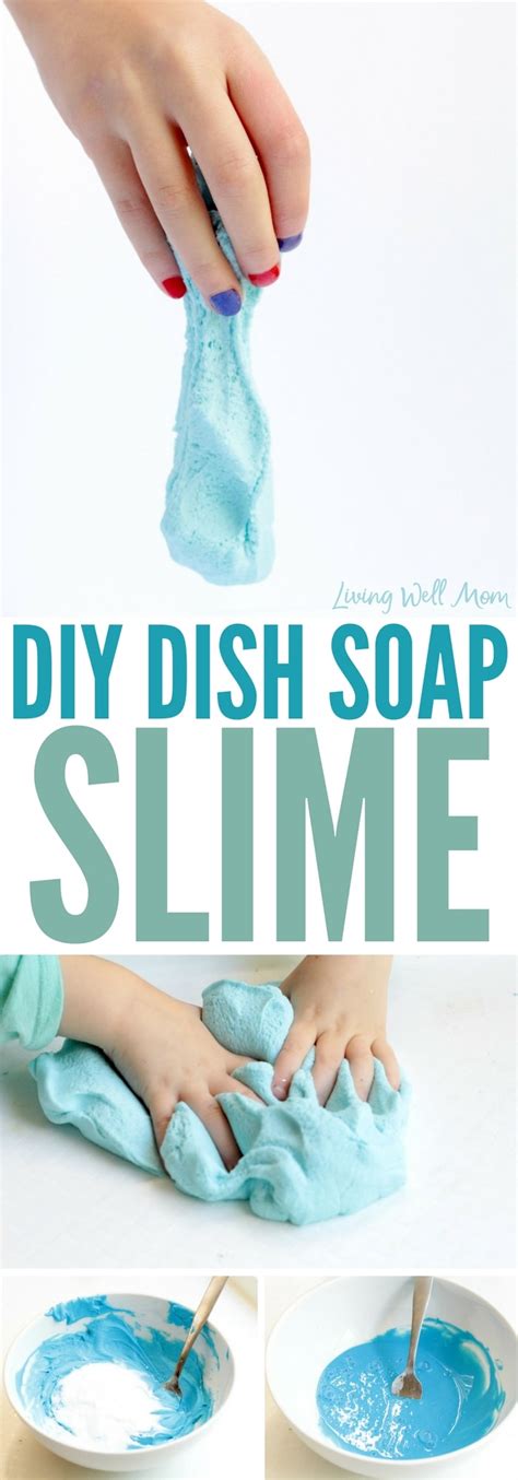 Fluffy Dish Soap Slime: Completely Borax Free!