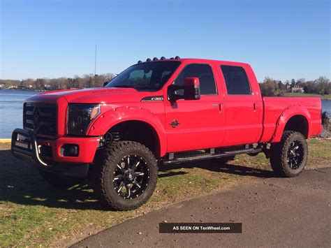 2014 Ford F - 350 Diesel Lifted 4x4 F350 Power Stroke Custom Black ...