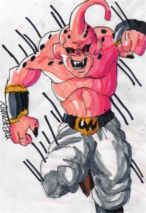 Kid Buu Attacks by ChahlesXavier on DeviantArt