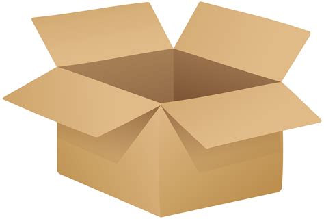 transparent background cardboard box clipart - Clip Art Library