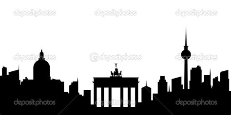 Berlin Skyline Silhouette at GetDrawings | Free download