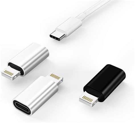 Amazon.com: 3Pack,USB C to Lightning Adapter,USB-C Female to Lightning ...