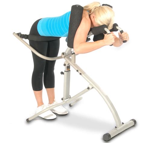 The Gentle Motion Standing Back Stretcher - Hammacher Schlemmer