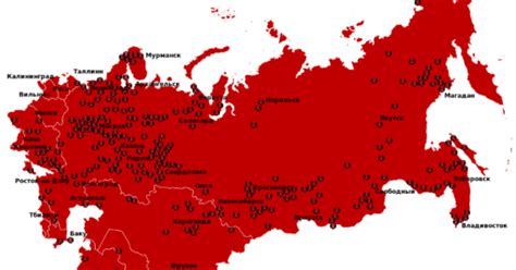 Map of The Soviet Gulag Archipelago 1923-1961 – Brilliant Maps