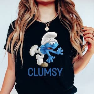 Clumsy Smurf Shirt, Smurfs Shirt, Smurf Clumsy Shirt, Disney Smurfs ...