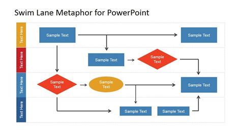 Flow Chart Template Powerpoint Free Beautiful Swim Lane Work Process ...