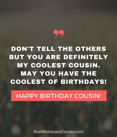 Best 35 Funny Cousin Birthday Quotes - Home, Family, Style and Art Ideas