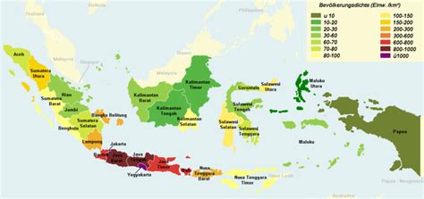 Map of Indonesia (Population Density) : Worldofmaps.net - online Maps ...