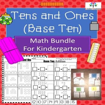 Tens and Ones (Base Ten) Activities for Kindergarten by KinderMomma ...