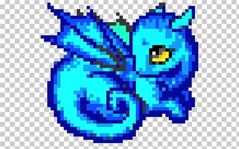 Pixel Art Dragon Bead PNG, Clipart, Area, Art, Bead, Blue, Blue Dragon ...