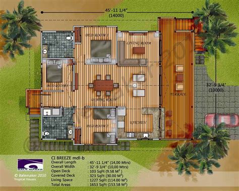 Small Tropical House Designs And Floor Plans - floorplans.click