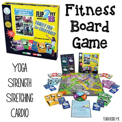 Fitness Board Game for Kids - Teach Beside Me