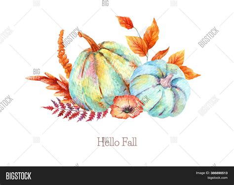 Watercolor Boho Fall Image & Photo (Free Trial) | Bigstock