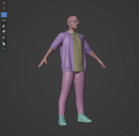 Character 3D Model for blender | CGTrader