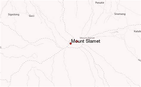 Mount Slamet Mountain Information