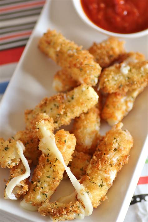 Crown Recipes: Fried Mozzarella Sticks Recipe