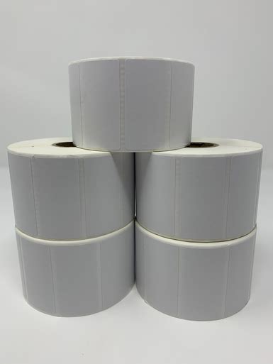 Low Adhesive Labels (5 Rolls of 1,300) - PrepWizard