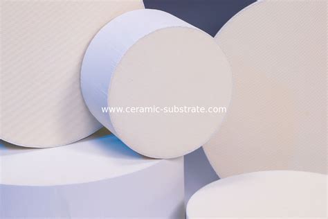 Alumina Ceramic Substrate Diesel Ceramic Substrates , Honeycomb porous ...