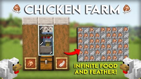 Minecraft Automatic Chicken Farm