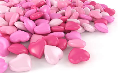 Wallpaper Pink love heart candy 3840x2160 UHD 4K Picture, Image