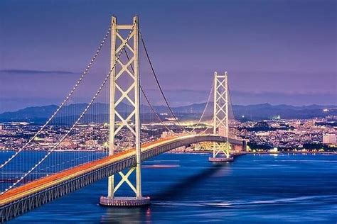 Kobe, Japan at Akashi Kaikyo Bridge Our beautiful Wall Art and Photo ...