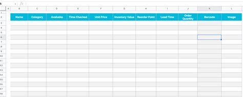 Top 6 Inventory Template For Google Sheets - Riset