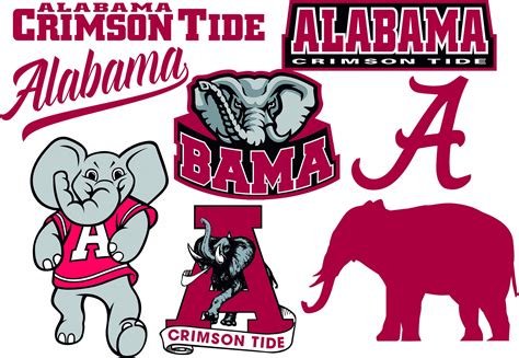 Alabama Crimson Tide Logo Vector at Vectorified.com | Collection of ...