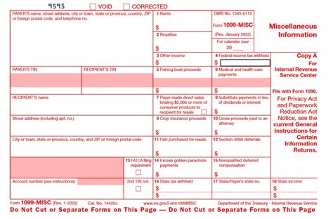 Form 1099 Misc 2023 - Printable Forms Free Online