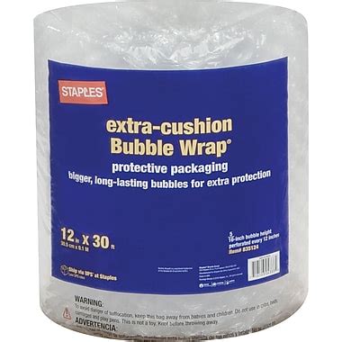 Staples 5/16" Bubble Roll, 12"x30' (27176-US/CC) | Staples®