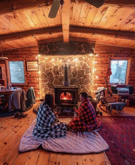 Follow @LittleMissPerfect for more ️ | Cabin fireplace, Tree house ...