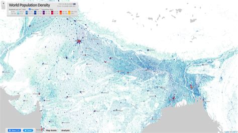 World Population Density Map Update with GHSL 2023 – CityGeographics