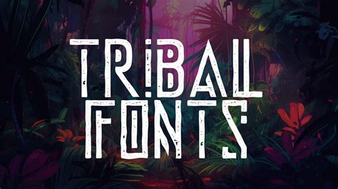 tribal font text generator | HipFonts