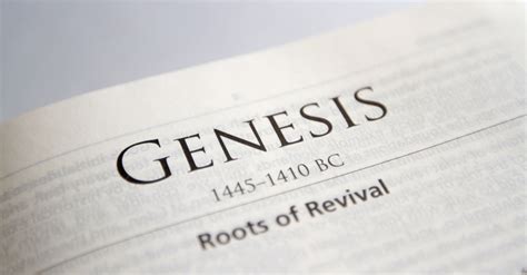 Genesis - Bible Book Chapters and Summary - New International Version