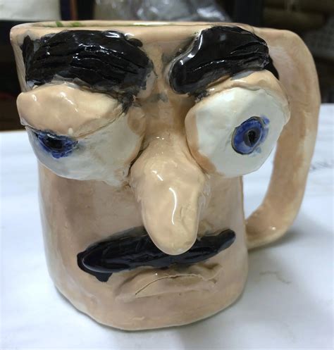 Funny Face Mugs Clay Project Create Art with ME - Create Art with ME