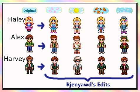 Stardew Valley Seasonal Characters Mod by Rjenyawd on DeviantArt ...