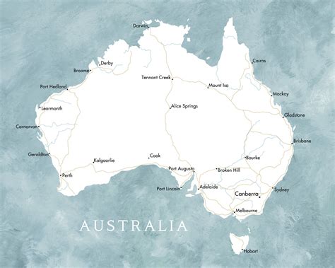 Map of Map of Australia ǀ Maps of all cities and countries for your ...