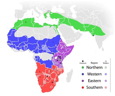 african lion habitat map Lion cats range map disappearing lions ...