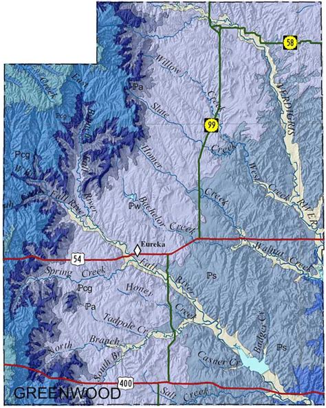 KGS--Geologic Map--Greenwood