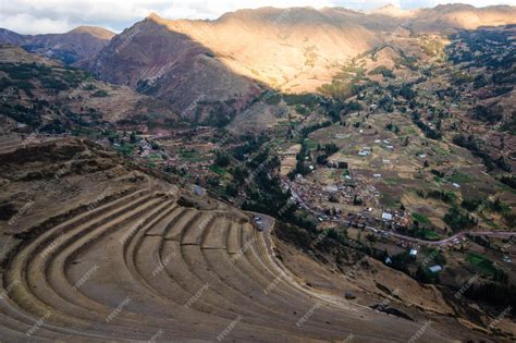 Premium Photo | Pisac archaeological park, peru. inca ruins and ...