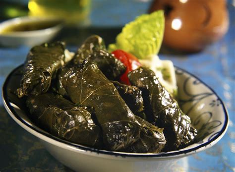 Stuffed Grape Leaves With Meat and Rice Recipe