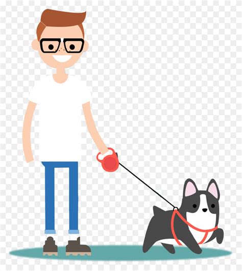 Lisi The Dog Walker Cartoon Graphics Logo Hd Png Download Flyclipart