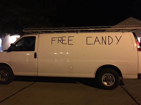 I actually saw a ‘Free Candy’ van during Halloween. : r/mildlyinteresting