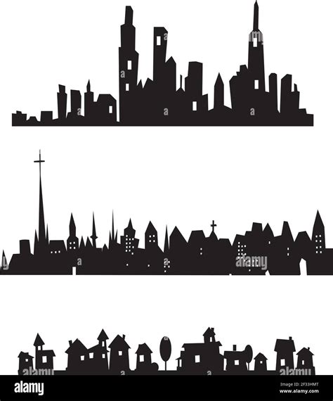 Set of vector cityscape backgrounds Stock Vector Image & Art - Alamy