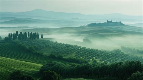 Tuscany Wallpaper (Italy, Pine trees) #4886 - Page 0