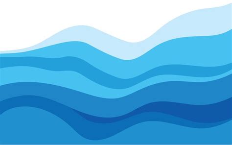 Premium Vector | Blue water wave background wallpaper vector