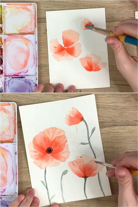 20+ Best Watercolor Flowers Tutorials & Videos - A Piece Of Rainbow