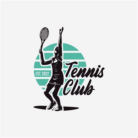 Tennis club logo design template 17227055 Vector Art at Vecteezy